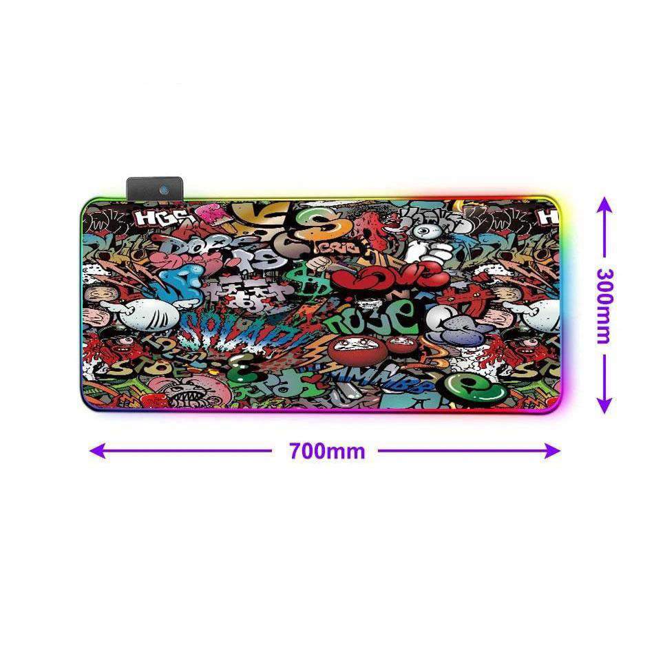 Tapis de Souris RGB XXL Tag - CrazyWorth