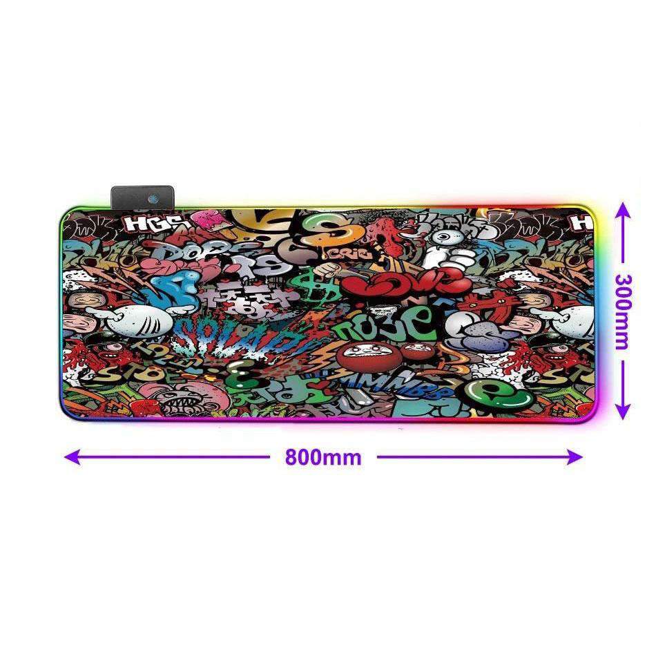 Tapis de Souris RGB XXL Tag - CrazyWorth