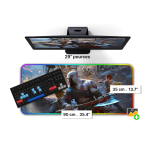 Tapis de Souris Personnalisable RGB 90x35 cm - CrazyWorth