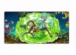 Tapis de souris manga Rick et Morty Portail Dimensionnel - CrazyWorth