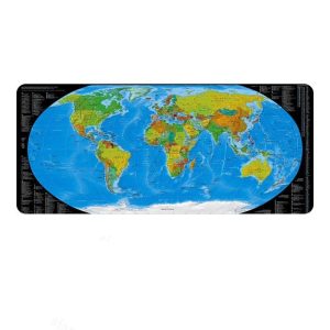 Tapis de souris XXL  carte des pays du monde - CrazyWorth