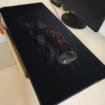 Tapis de Souris XXL Fleurs de Feu - CrazyWorth