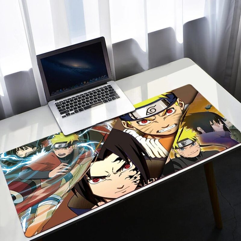 Tapis de souris Evolution Naruto et Sasuke - CrazyWorth