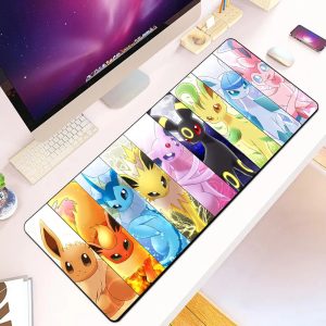 Tapis de souris Pokemon Evolie portrait evolution - CrazyWorth