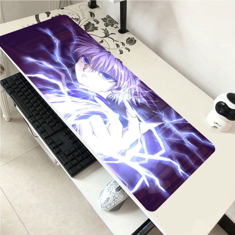 Tapis de souris manga Hunter x Hunter kirua mode foudre - CrazyWorth