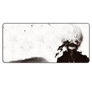 Tapis de Souris tokyo ghoul Kaneki Ken Fond Blanc - CrazyWorth