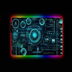Tapis de Souris RGB XL Information Technologique - CrazyWorth