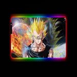 Tapis de Souris RGB XL Vegeta Super Saiyan 2 - CrazyWorth
