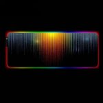 Tapis de souris Rgb en ligne abstraite - CrazyWorth