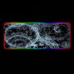 Tapis de Souris RGB XXL Racine Carré - CrazyWorth
