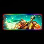 Tapis de Souris RGB XXL Rick and Morty Dragon Ball z - CrazyWorth