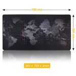 Tapis de Souris XXL Carte du Monde - CrazyWorth