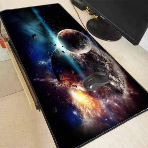 Tapis de Souris XXL Motif d'Art Lunaire - CrazyWorth