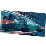 Tapis de Souris XXL Retour Vers Le Futur DeLorean Volante - CrazyWorth