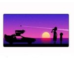 Tapis de souris manga Rick et Morty Sunset - CrazyWorth
