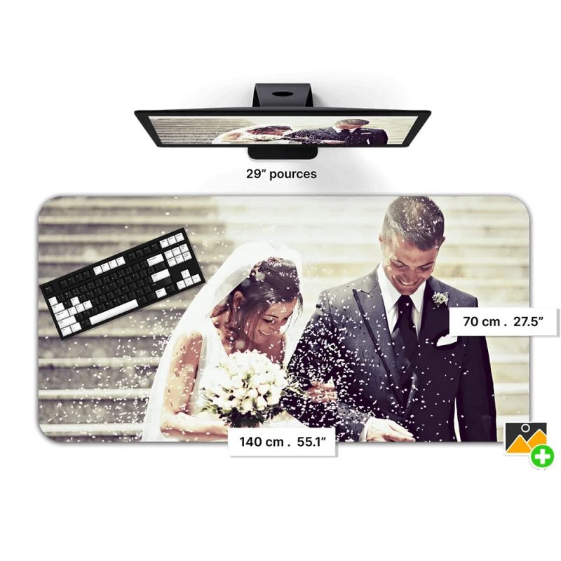 Tapis de Souris Personnalisé 140x70 cm - CrazyWorth
